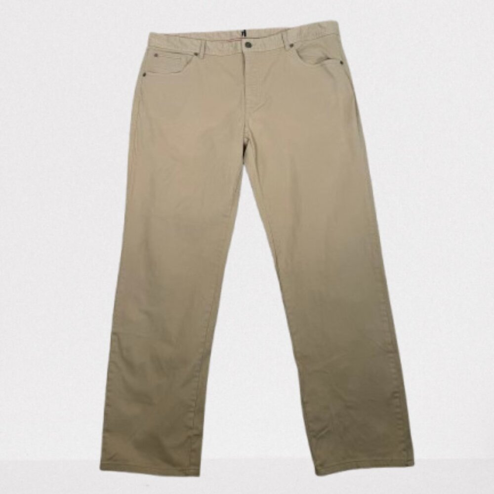 Johnnie-O Men's Sawyer Khaki 5-Pocket Performance Stretch Pant 40/32( Real 30.5)